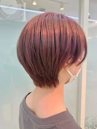 ショート カラー ヘアアレンジ 似合わせカラー/艶 髪質改善/ヨシザキのヘアスタイル