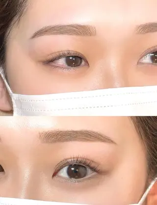 アイブロウ パリエクまつげパーマ /LED/中谷のマツエク・マツパデザイン