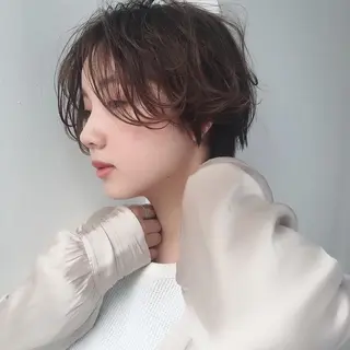 ショート カラー ヘアアレンジ 【赤み消しカラー】 中野浩太のヘアスタイル