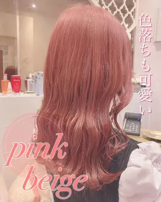 セミロング 韓国風ヘア✻透明感 カラー✻yukaのヘアスタイル