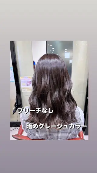 セミロング カラー GranCieux 水戸/まつパ🧡黒柳のマツエク・マツパデザイン