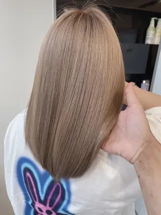 ミディアム 髪質改善カラー🦋 田村のヘアスタイル