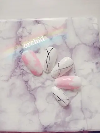 ネイル orchid ♡オーキッドのネイルデザイン