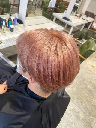 ショート カラー ヘアアレンジ ☂️カトウ ケイゴ☂️のヘアスタイル