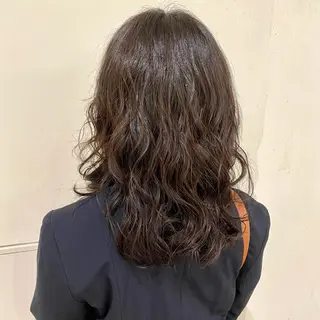 セミロング 山崎 航のヘアスタイル
