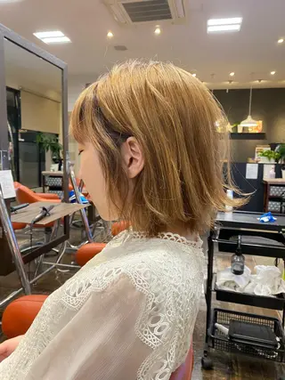 ショート カラー デザインカラー🌈 高木リョウのヘアスタイル