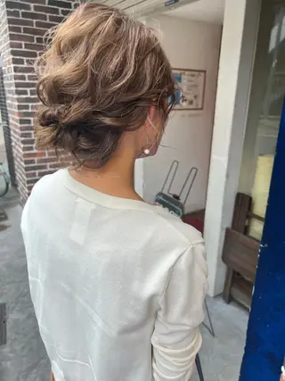 セミロング ヘアメイク美容師 ayanoのヘアスタイル