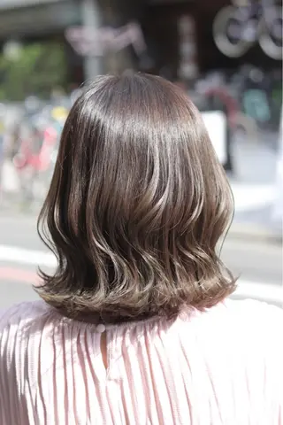 ミディアム カラー ヘアアレンジ 川内 政人のヘアスタイル