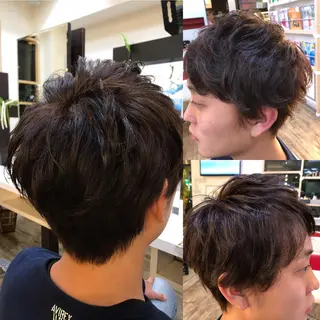 ショート メンズ 赤羽、髪質改善サロン 吉野リョウスケのヘアスタイル