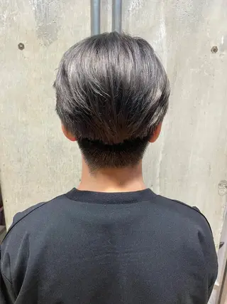 カラー メンズ 🪿透明感/艶カラー ﾜﾀﾅﾍﾞｱｵｲのヘアスタイル
