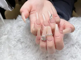 ネイル na🎀🎀na ちゅるちゅるのネイルデザイン