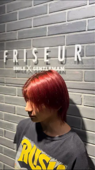 ミディアム カラー FRISEUR/高瀬 晴乃祐のヘアスタイル