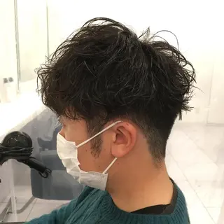 ミディアム パーマ メンズ 🔥メンズ特化🔥 木村 祐太のヘアスタイル