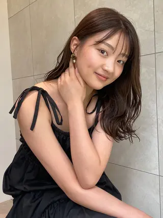 ロング カラー パーマ 梅田美容室 SPADICユヅキ♠のヘアスタイル