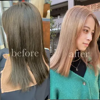 カラー ハイトーン/デザイン hirokiのヘアスタイル