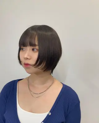 ショート カラー 韓国ヘア/レイヤー Lily Wongのヘアスタイル