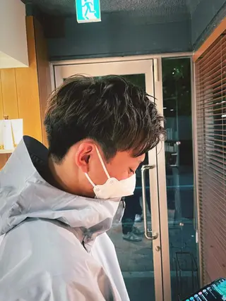 ショート カラー メンズ 𝙢𝙚𝙣'𝙨 𝙝𝙖𝙞𝙧高津のヘアスタイル