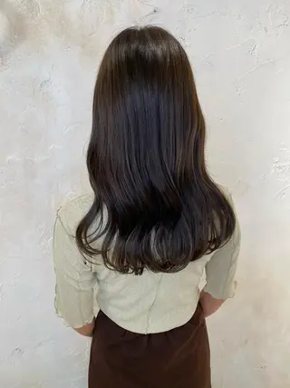 セミロング カラー 【透明感カラー】 harunaのヘアスタイル