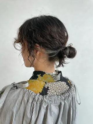 ミディアム パーマ パーマ美容師🌈中村 絢美のヘアスタイル