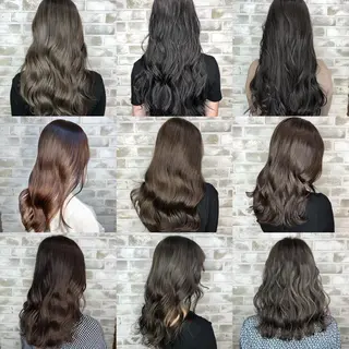 セミロング カラー ヘアアレンジ トッチ 艶髪髪質改善のヘアスタイル