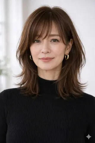 ミディアム ヘアレスキュー つや髪本店のヘアスタイル