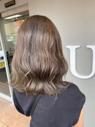 ミディアム 平田 広大のヘアスタイル