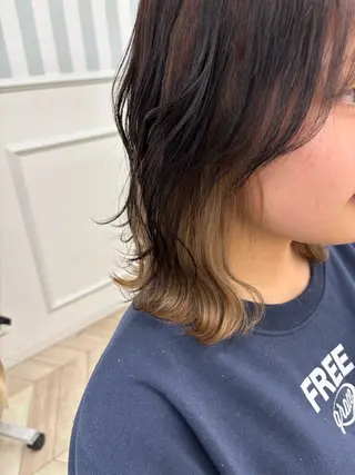 ミディアム カラー 低ダメージ特化🌱 佐野優斗のヘアスタイル