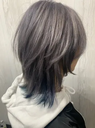 ミディアム 竹原 徹のヘアスタイル