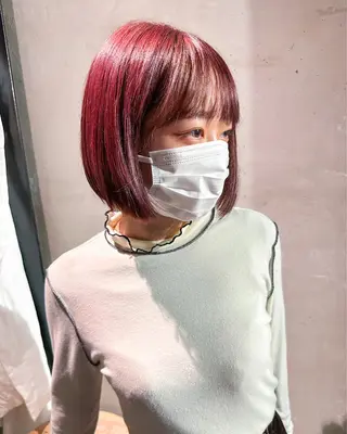 ミディアム カラー ディズニー大好き🏰 関谷彪のヘアスタイル