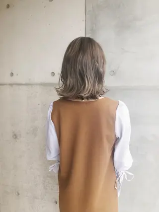 ミディアム カラー 吉田 明弘のヘアスタイル