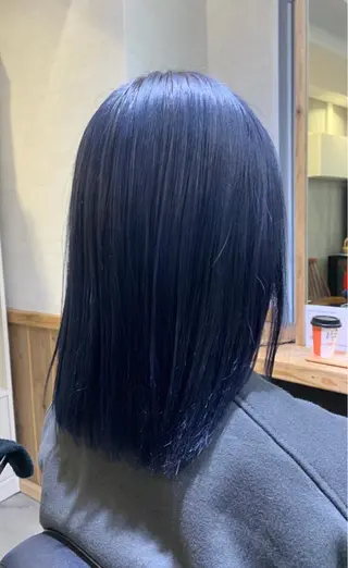 セミロング カラー ヘアアレンジ Sia中野新橋 『JUNYA』のヘアスタイル
