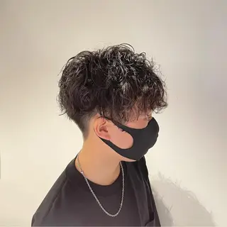 パーマ メンズ 美髪矯正/パーマ まむのヘアスタイル