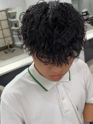 パーマ メンズ 🍐シャドウパーマ メンズ特化/守岡🍐のヘアスタイル