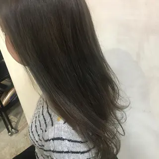 ミディアム セミロング ロング カラー せこぐち まいのヘアスタイル