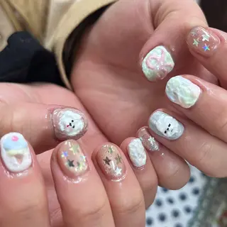 ネイル niconail 🧣ayu 📍烏山のネイルデザイン