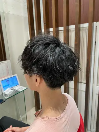 パーマ メンズ 金井 郁弥のヘアスタイル