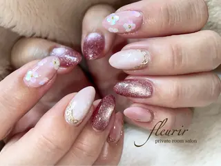 ネイル フルリール 【プライベートサロンのネイルデザイン