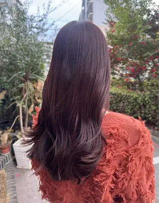 ロング カラー 【YOKE】　西田 乃那のヘアスタイル