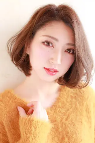 ミディアム カラー パーマ ヘアアレンジ メンズ キッズ ネイル マツエク・マツパ 【西八王子】Siq  ●FM●オーナーのヘアスタイル