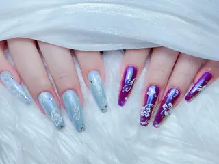 ネイル M🌷nail 長さだし専門店のネイルデザイン
