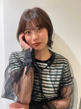 ショート 西邑 環のヘアスタイル