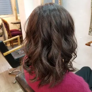 ミディアム カラー bathair  所属・bathair 持田侑祐のヘアスタイル