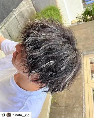 ミディアム カラー メンズ 🩷Eny terrace🩷のヘアスタイル
