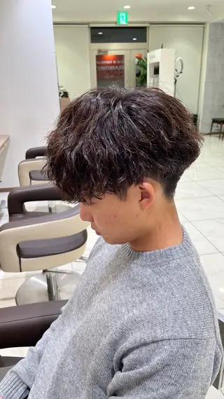 パーマ メンズ 【メンズパーマ✨️ 髪質改善矯正】岩城のヘアスタイル
