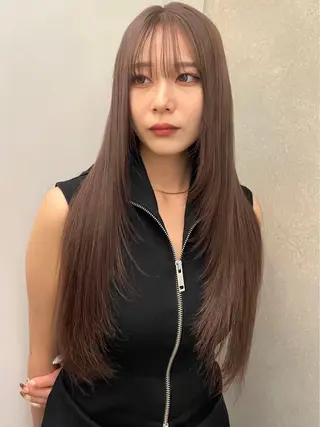 カラー Risa/盛れる レイヤー/艶カラーのヘアスタイル