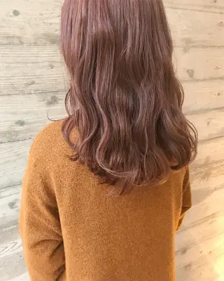 カラー クニモトハルナ ボブ/柔らかカラーのヘアスタイル