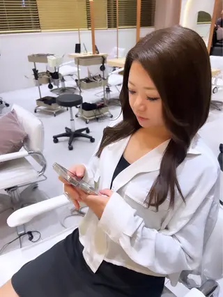 ロング カラー Zina河原町店 momokaのヘアスタイル