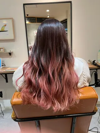 ロング カラー 森田 尚貴のヘアスタイル