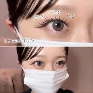 マツエク・マツパ 新潟アイリスト 💞erina💞のマツエク・マツパデザイン