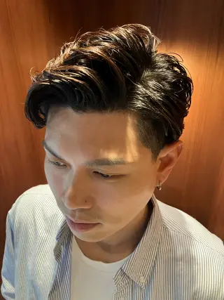 ショート パーマ メンズ SAKI SAKIのヘアスタイル